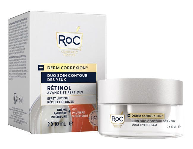RoC Derm Correxion Crema Contorno Occhi Doppia Azione 2x10ml-1