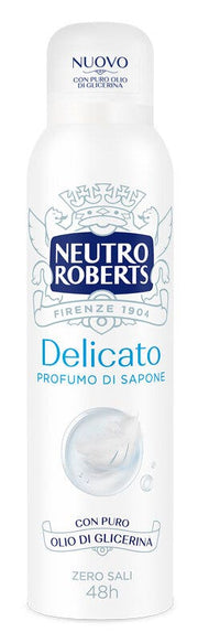 Neutro Roberts Deodorante Spray Delicato Extra Protezione Zero Sali di Alluminio 150ml-1