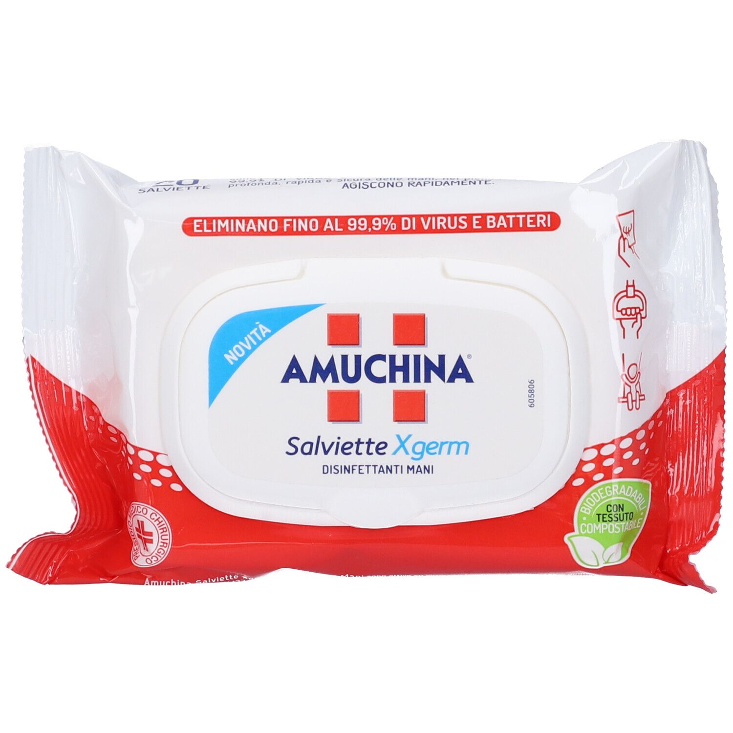 Amuchina XGerm Salviettine Mani 20 Pezzi-1