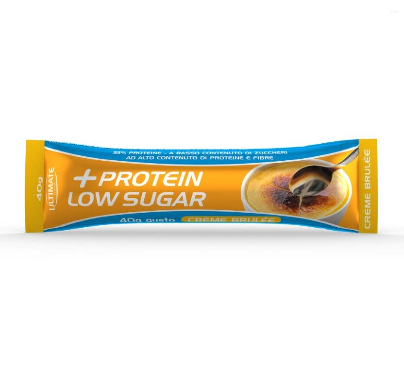 Ultimate + Protein Low Sugar Barretta Gusto Creme Brulèe 16 Pezzi-1