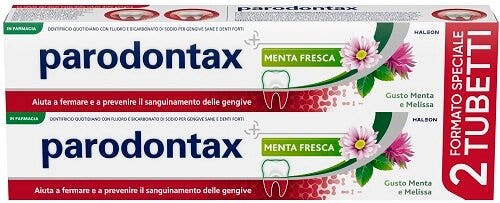 Parodontax Menta Fresca Dentifricio 2x75ml-1
