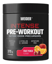 Weider Intense Pre-Workout Gusto Fruit Punch 375g-1
