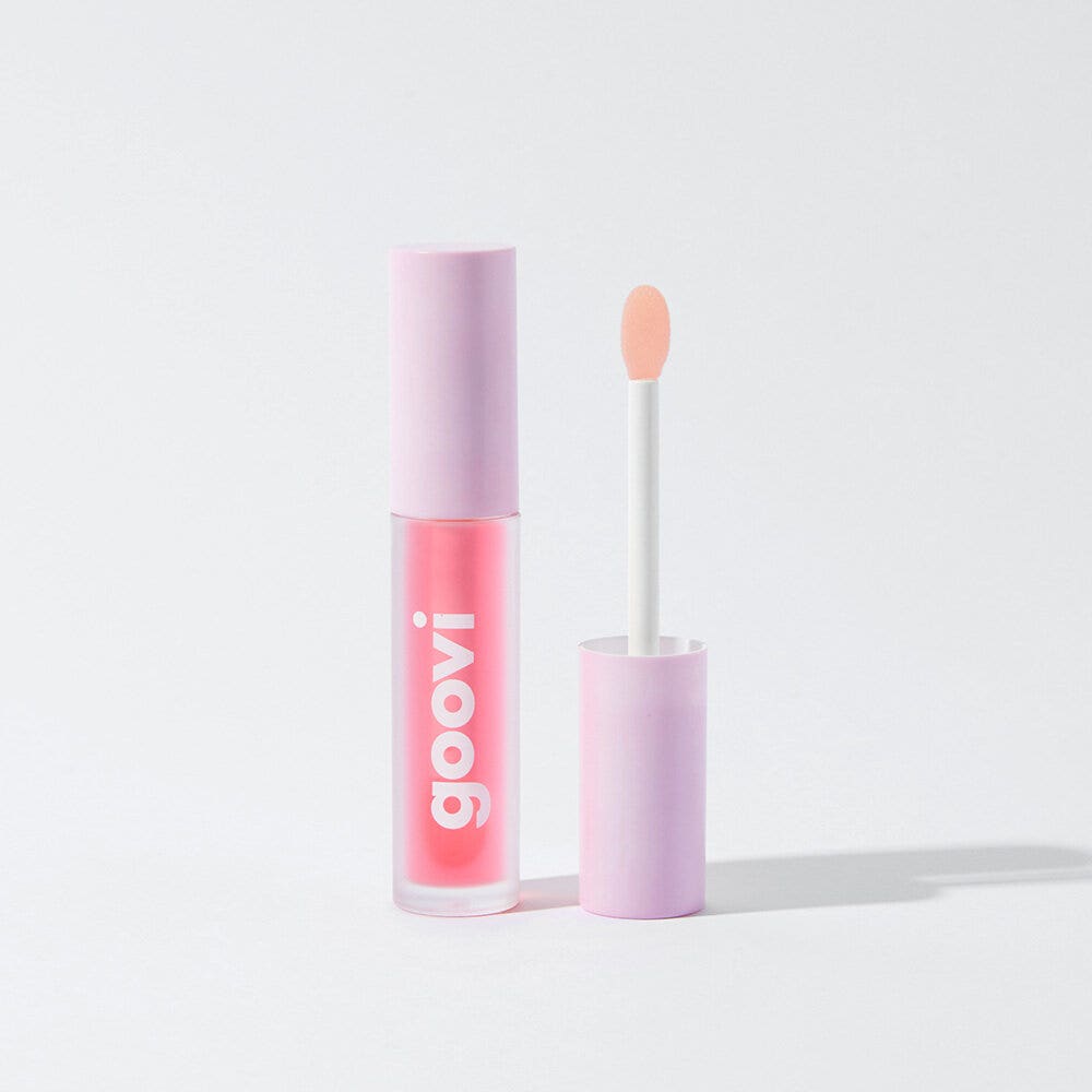 Goovi Melty Lips Lip Oil 01 Clear Rose-3