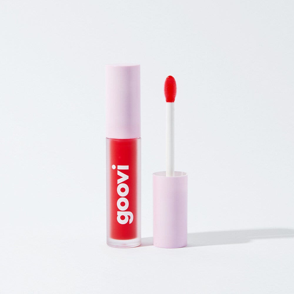 Goovi Melty Lips Lip Oil 02 Glassy Red-3