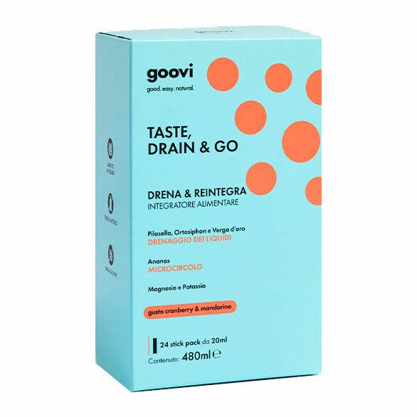 Goovi Taste Drain & Go Drenante Cranberry e Mandarino 24 Stick-1