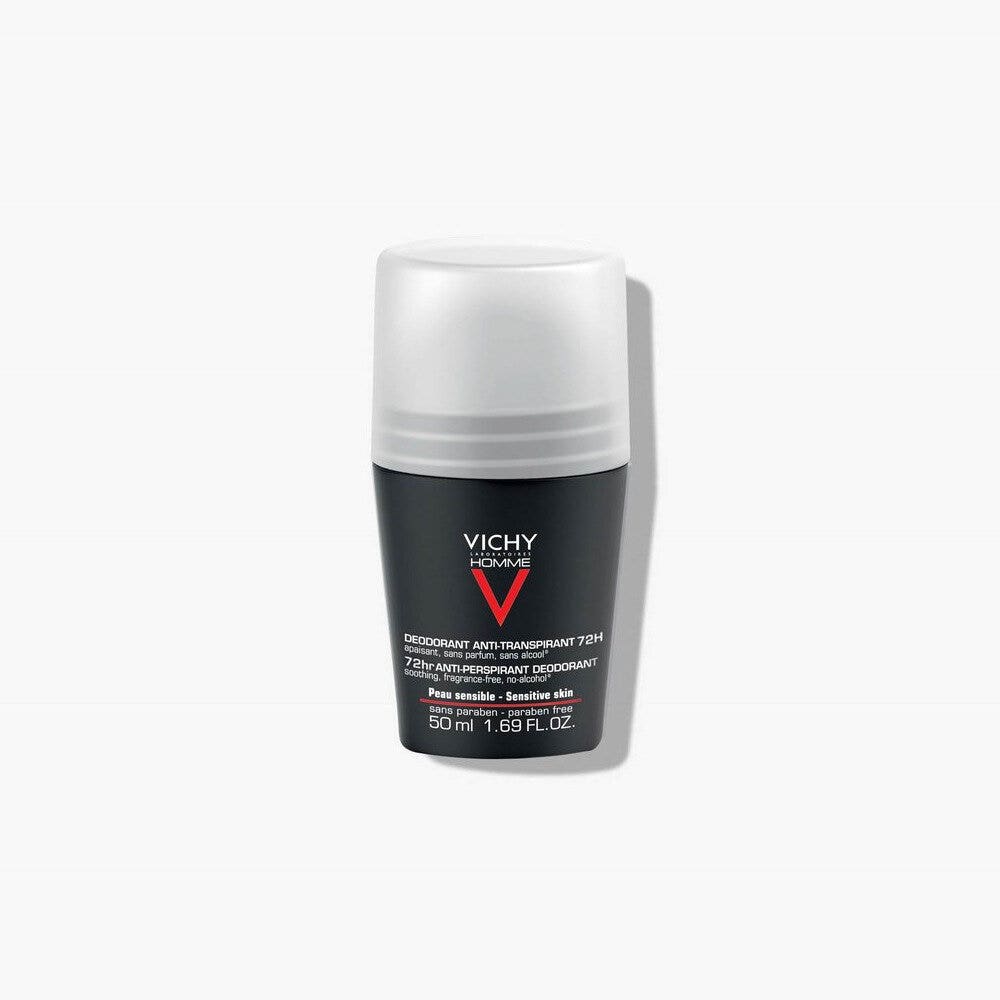 Vichy Homme Deodorante Roll-On Antitraspirante 72h 50ml-1