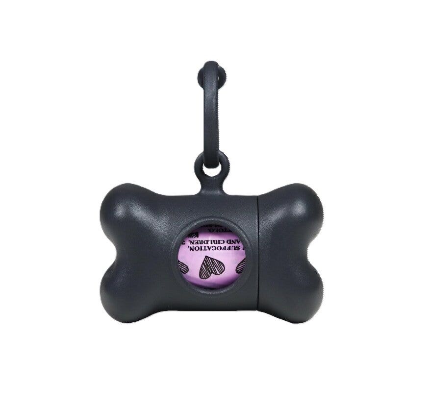 United Pets Bon Ton Nano Collezione Classic Colore Grigio Porta Sacchettini Igienici-1