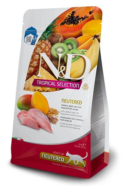 Farmina N&D Cat Tropical Selection Neutered Chicken Per Gatti Sterilizzati 1.5kg-1