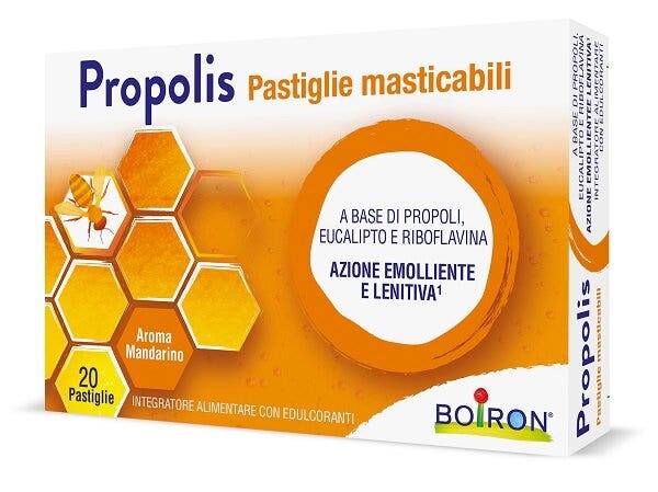 Boiron Propolis Pastiglie Masticabili Aroma Mandarino 20 Pastiglie-1
