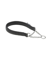 Ferplast Daytona CSS Collare Semistrangolo Nylon Soffice Imbottitura Nero Per Cani CSS25/65-1