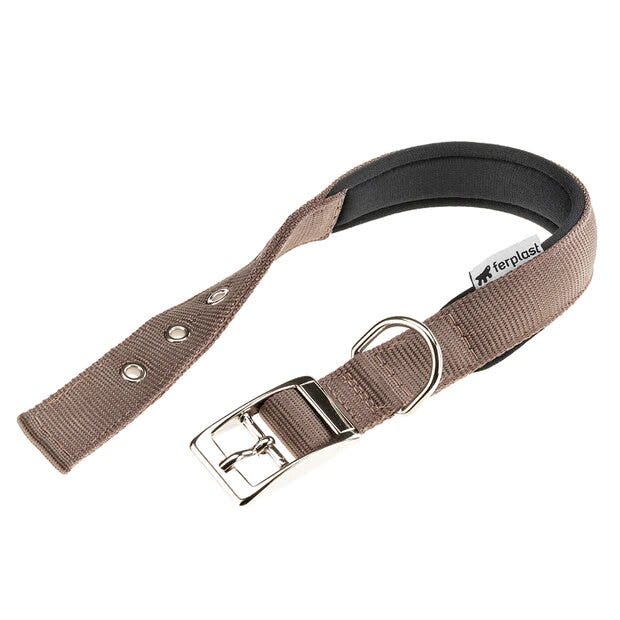 Ferplast Daytona C Collare In Nylon Con Soffice Imbottitura Marrone Per Cani C25/45-1