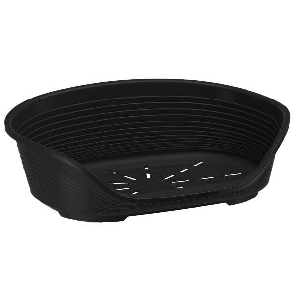 Ferplast Siesta Deluxe Cuccia Cani/Gatti in Plastica Nera Misura 8-1