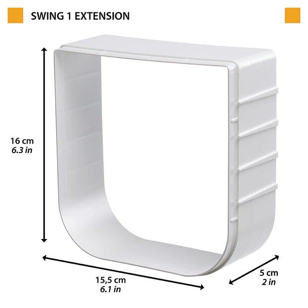 Ferplast Swing Extension Taglia 1 Colore Bianco-1