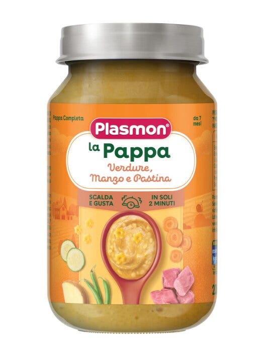 Plasmon La Pappa - Verdure Manzo e Pastina 2x200g-1