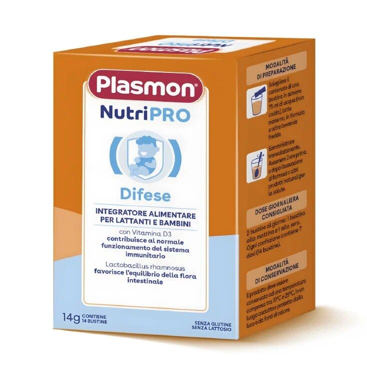Plasmon Nutripro Difese Integratore Alimentare 14 Bustine-1