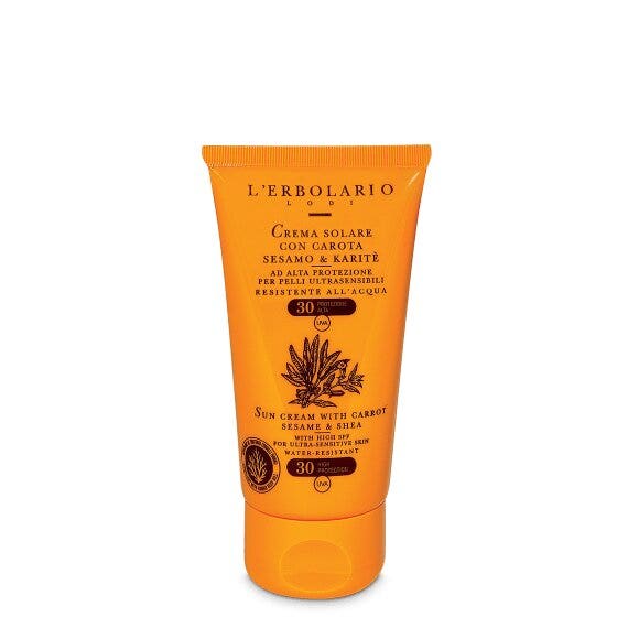 L'Erbolario Crema Solare Con Carota per Pelli Ultrasensibili 75ml SPF 30-1