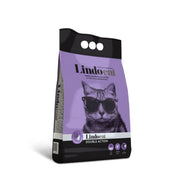 Lindocat Double Action Lettiera Per Gatti Agglomerante Bianca Profumo di Lavanda 10L-1