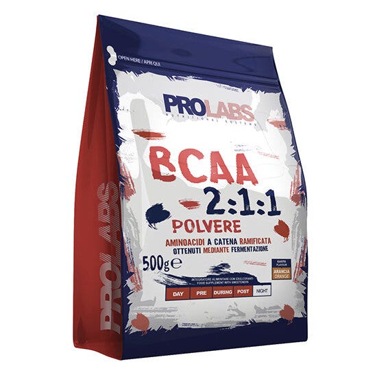 Prolabs Bcaa 2:1:1 Powder Busta 500g Gusto Arancia-1