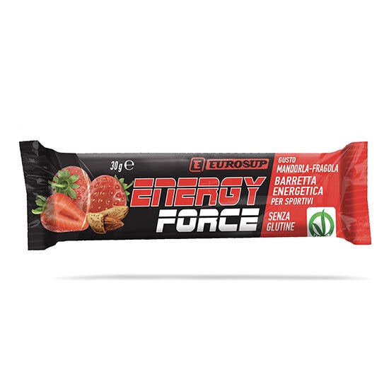 Eurosup Energy Force 20 Barrette Da 30g Gusto Mandorla E Fragola-1