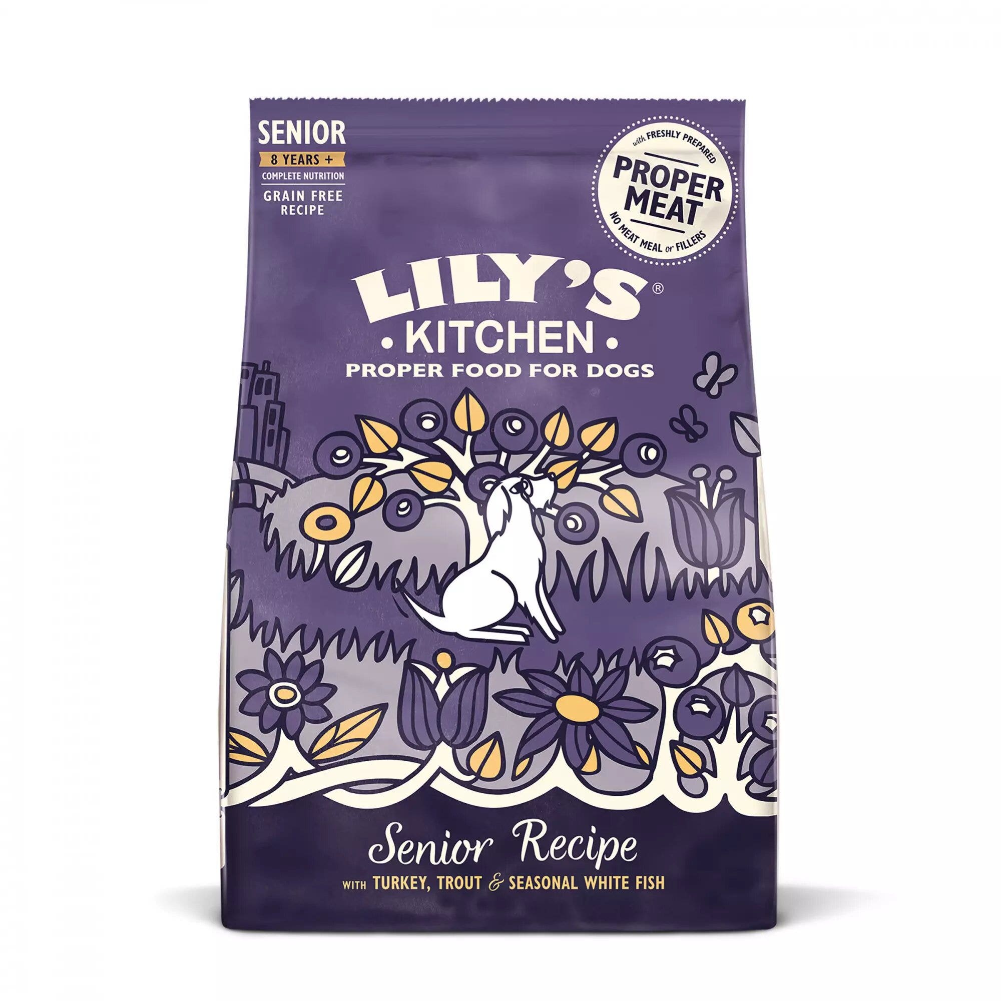 Lily's Kitchen Turkey & Trout for Senior Dogs 2,5kg-1