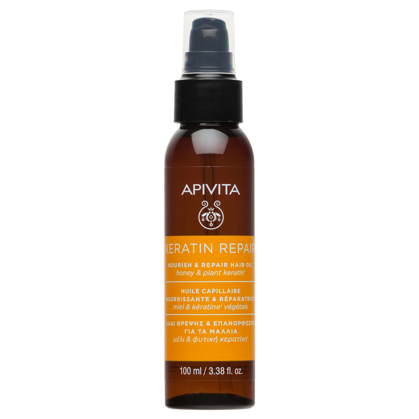 Apivita Keratin Repair Oil Olio Capelli Nutriente E Riparatore 100ml-1
