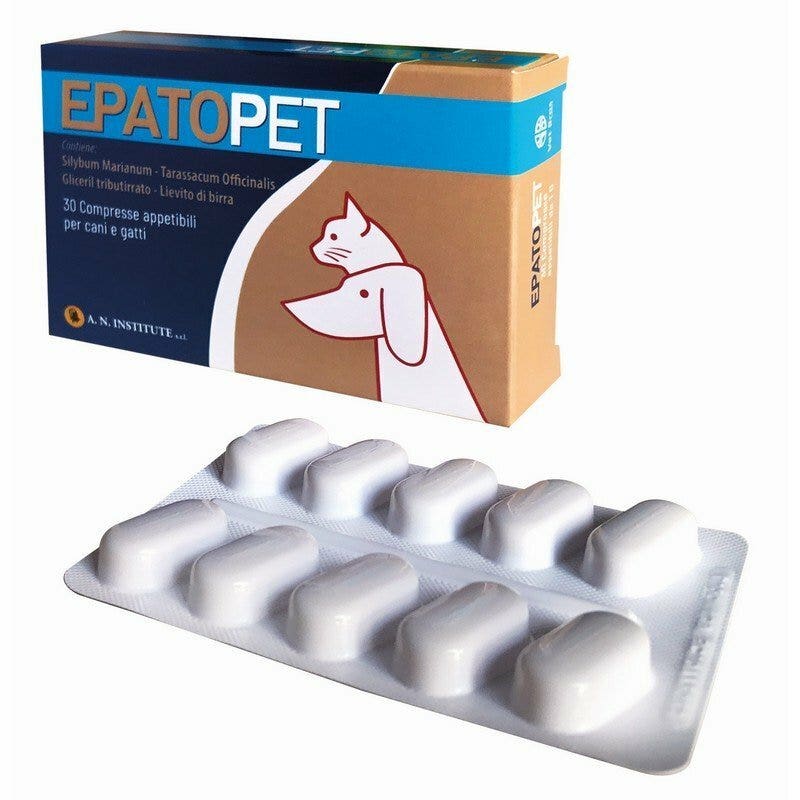 Epatopet 30 Compresse Masticabili E Bisecabili Per Cane E Per Gatto-1