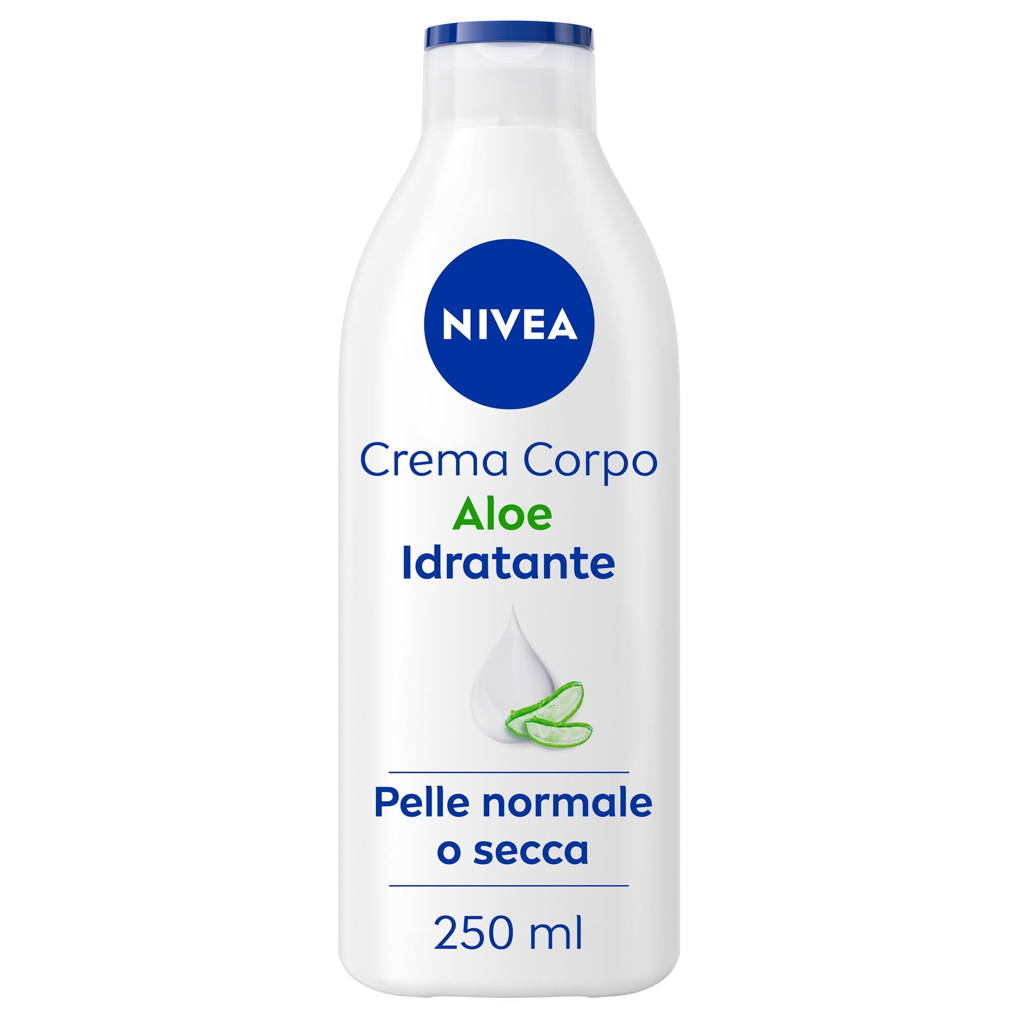 Nivea Crema Corpo Aloe Idratante 72h Per Pelle Secca O Normale 250ml-1