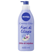 Nivea Crema-olio Fiori Di Ciliegio & Olio Di Jojoba Crema Corpo Idratante 48h E Profumata 400ml-1