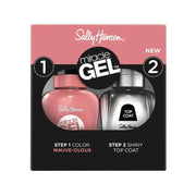 Sally Hansen Miracle Gel Duo Pack Top Coat + Smalto Colore 920 Mauve-Olous-1