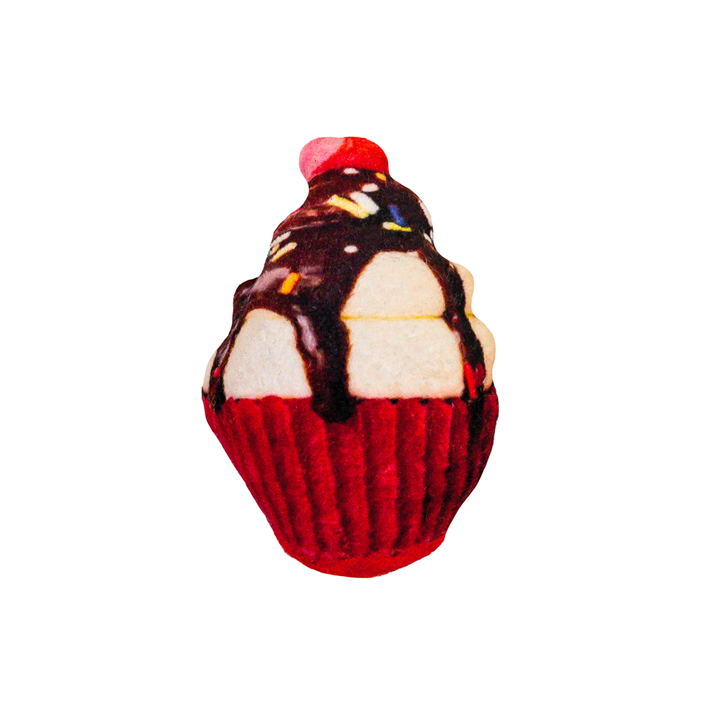 Croci Bakery Street Cupcake Marrone Con Catnip Gioco Per Gatti -1