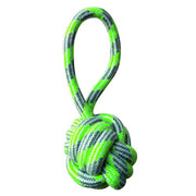 Croci Cotonosso Maniglia Con Palla Pastel Green Gioco Per Cani 20cm-1