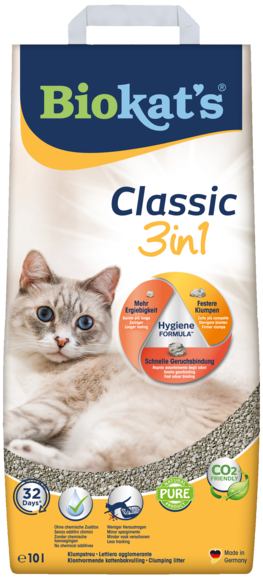 Biokat's Natural Classic 3 In 1 Lettiera Da Argilla Naturale Per Gatti 10kg-2