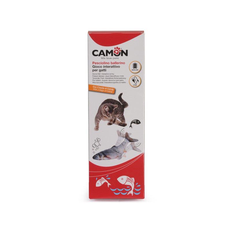 Camon Gioco Per Gatti Pesce Ballerino Ariel 1 Pezzo-1