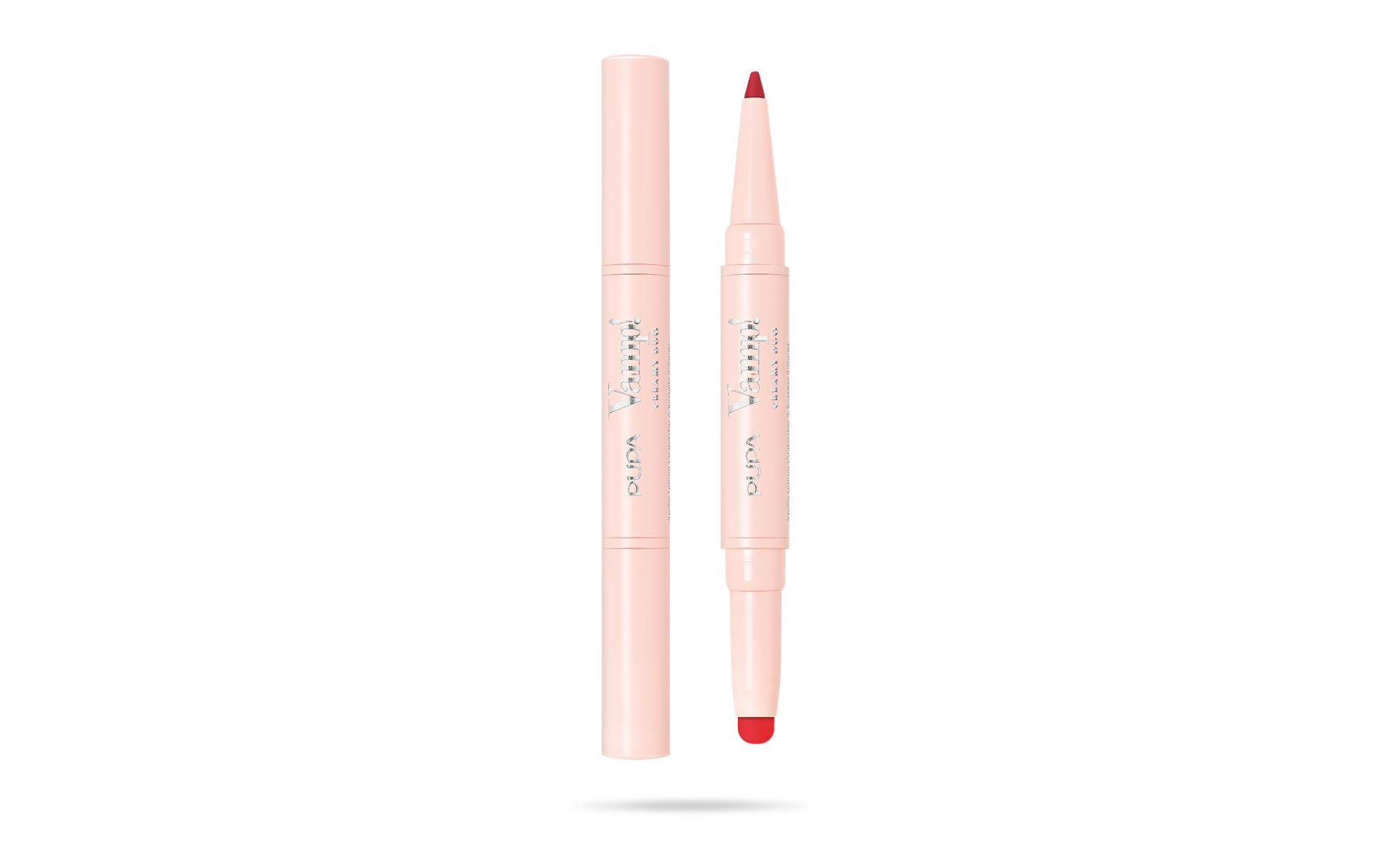 Pupa Vamp! Matita Labbra Contouring & Rossetto Brillante 010 True Red-4