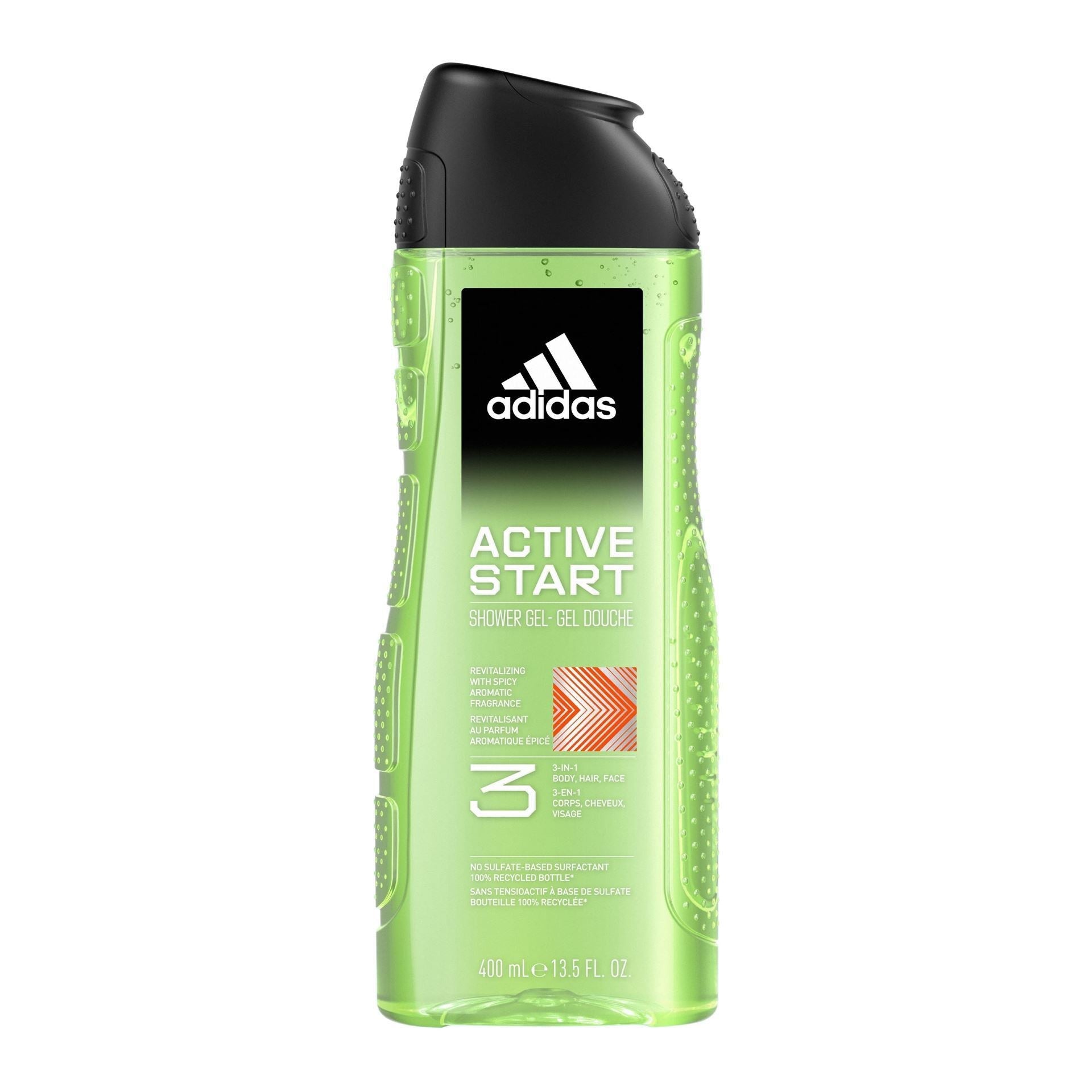 Adidas Active Start Gel Doccia Bagnoschiuma 3in1 400ml-2