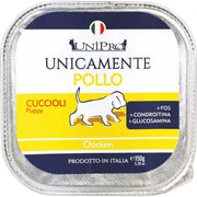 Unipro Unicamente Pollo Cibo Umido Cani Cuccioli Vaschetta 150g-2