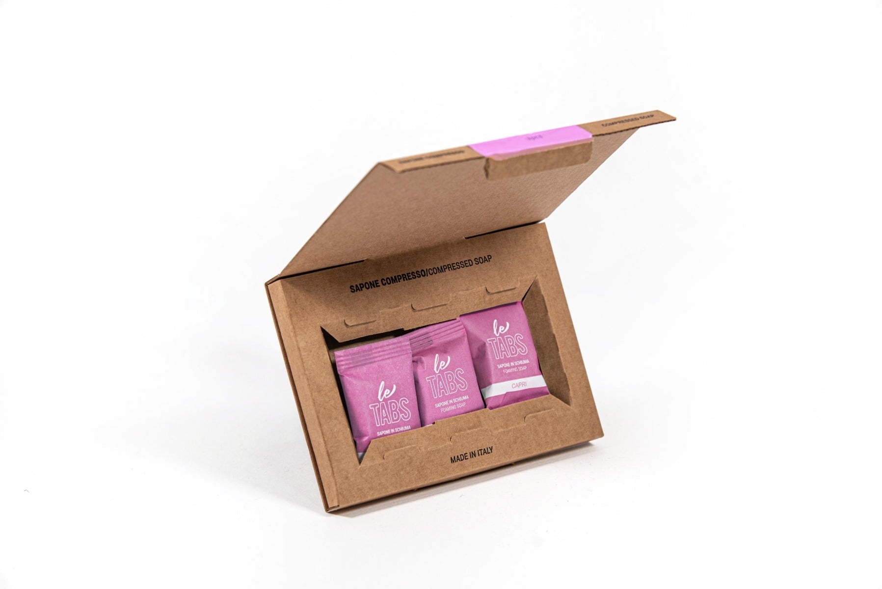 Napkin Letabs Sapone Compresso 3 Tabs Monofragranza Capri-3