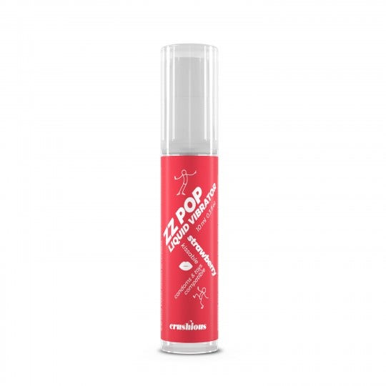 Crushious Vibratore Liquido ZZ Pop Fragola 10ml-4