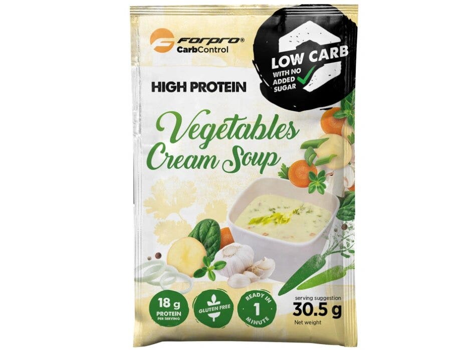 Forpro Carb Control High Protein Cream Soup Gusto Verdure 30,5g-1