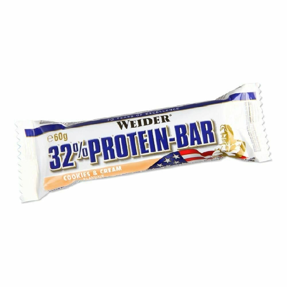 Weider 32% Protein-Bar Gusto Cookies & Cream 60g-1