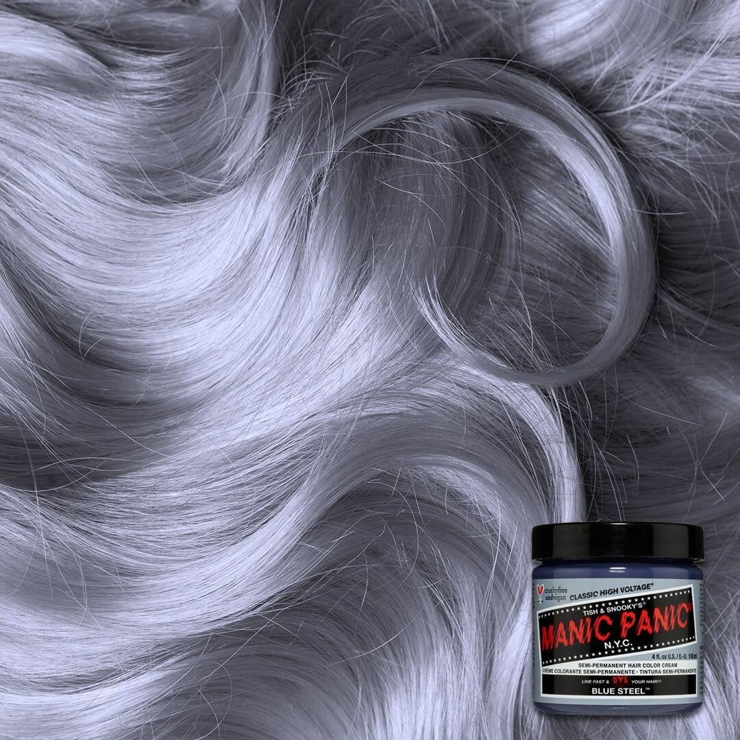 Manic Panic Blue Steel Classic High Voltage Colorazione Semipermanente Per Capelli 118ml-2