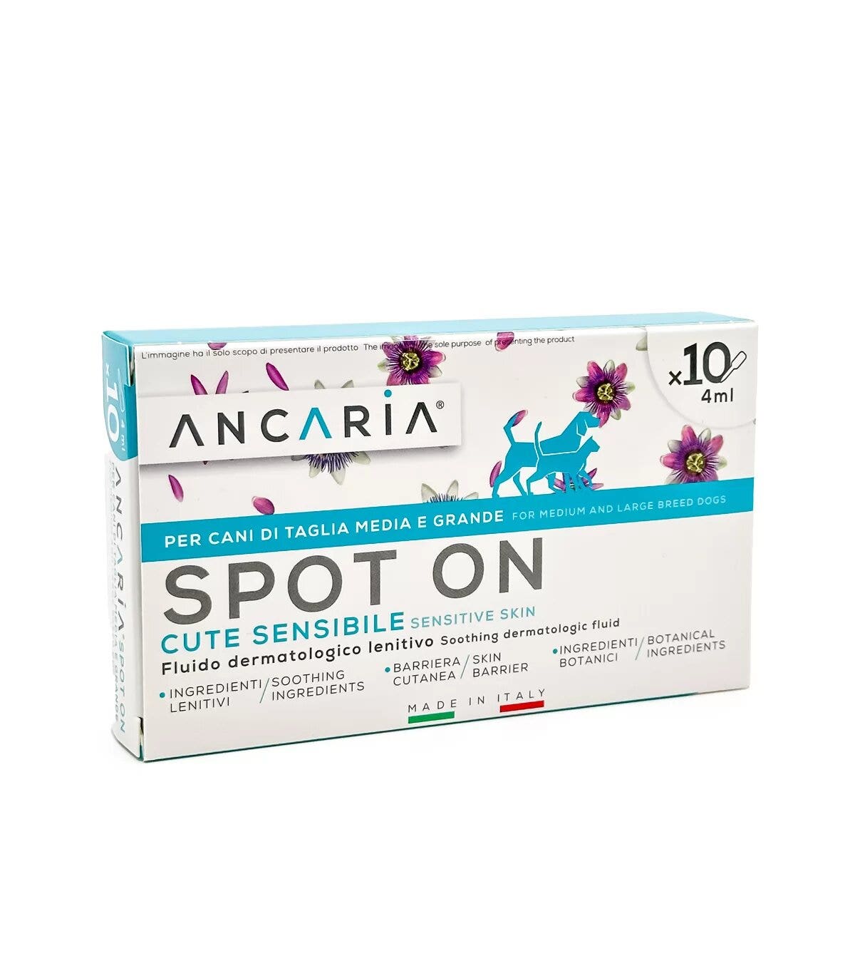 Ancaria Spot-On Cani Taglia Medio Grande 10 Pipette x 4ml-1