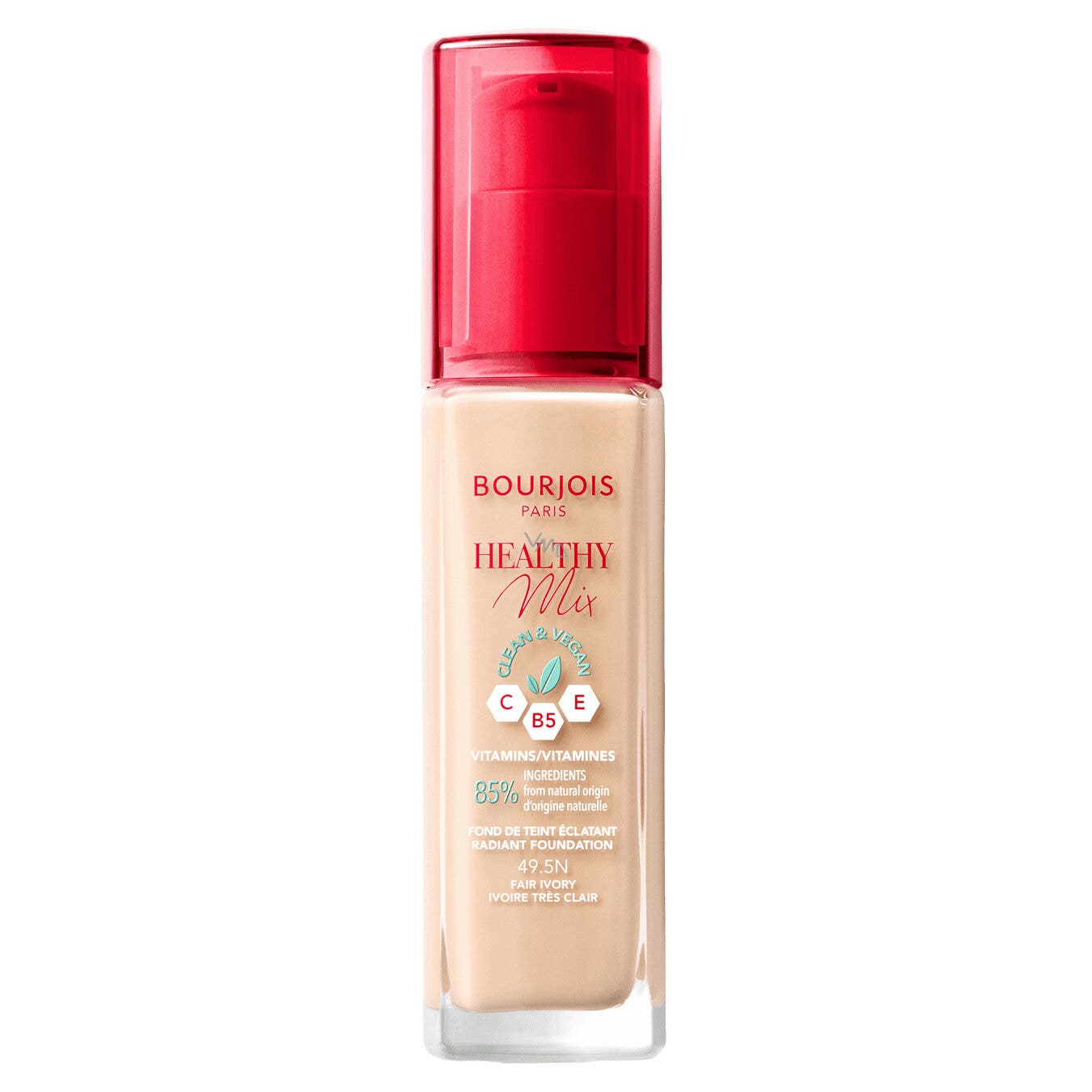 Bourjois Healthy Mix Clean Fondotinta 49.5 N Light Bronze 30ml-1