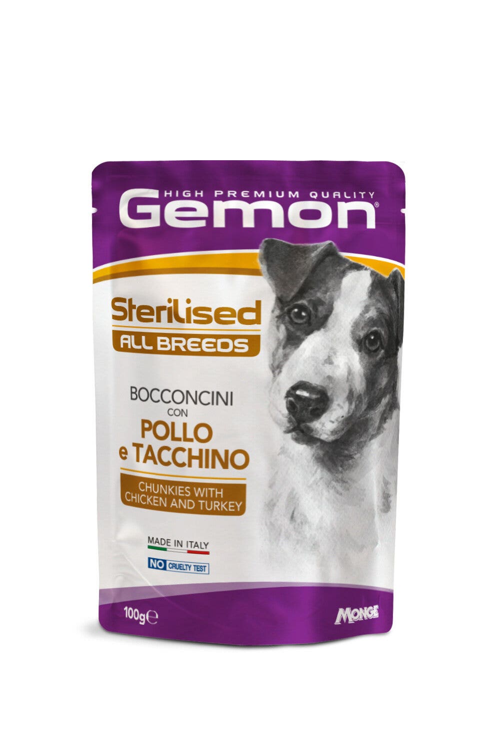 Gemon Senior Bocconcini Tacchino Per Cani 100g-2