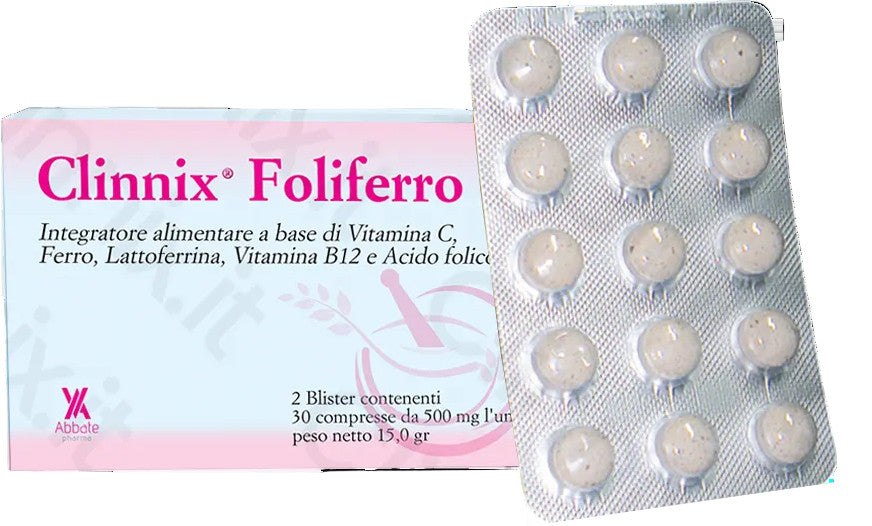 Clinnix Foliferro 30 Compresse  - 1