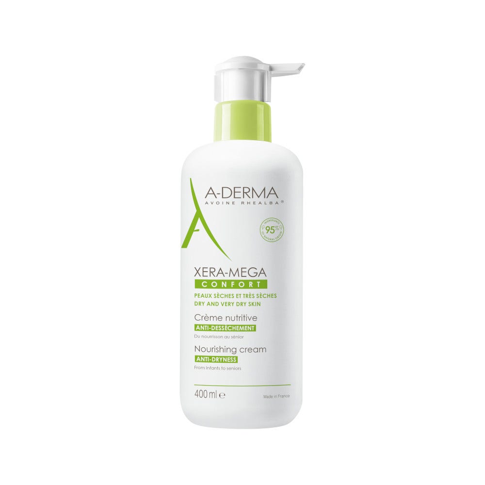 A-Derma Xera-Mega Confort Crema Nutritiva 400ml  - 3