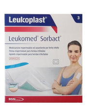 Leukomed Sorbact 3 Cerotti 5x7,2cm-3