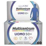Multicentrum Uomo 50+ Integratore Alimentare Multivitaminico Vitamina D3 C B Zinco Magnesio 60 Cpr-0