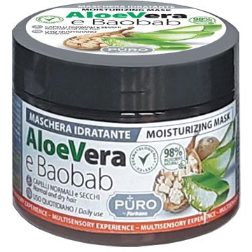 Forhans Puro Maschera Bio Idratante Aloe Vera E Baobab 250ml  - 2