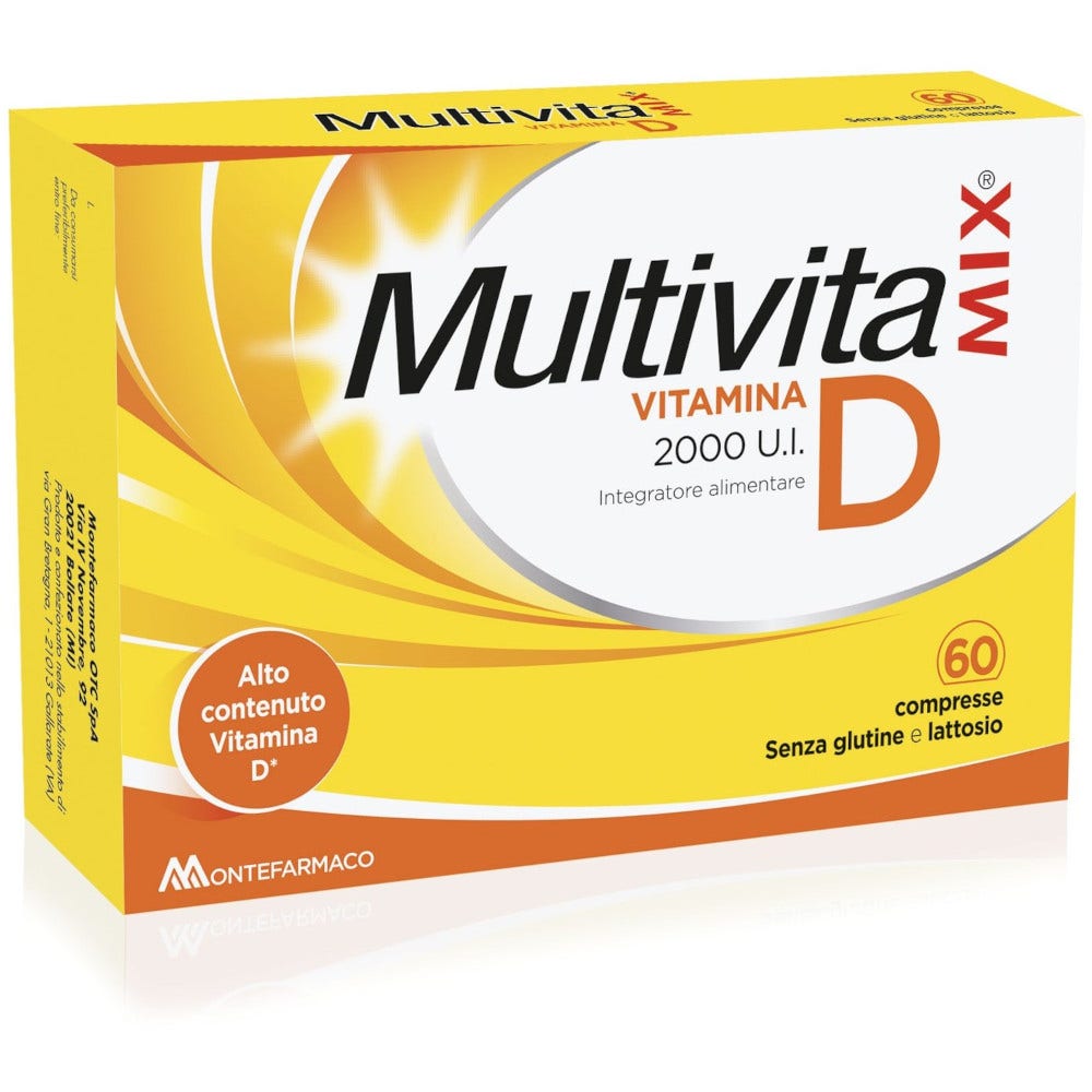 Multivitamix Vitamina D 2000 UI 60 Compresse  - 1